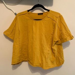 Yellow Crop Top